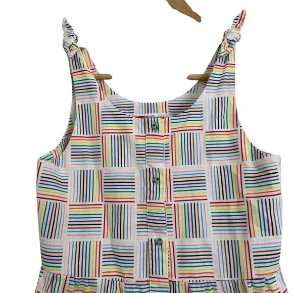 Kids Pride Dress LGBTQ+ Rainbow Flag Gender Inclusive Kids NWOT 10 12 Large - Picture 2 of 5